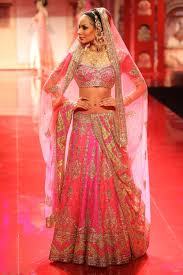 Pink Designer Bridal Lehenga Choli