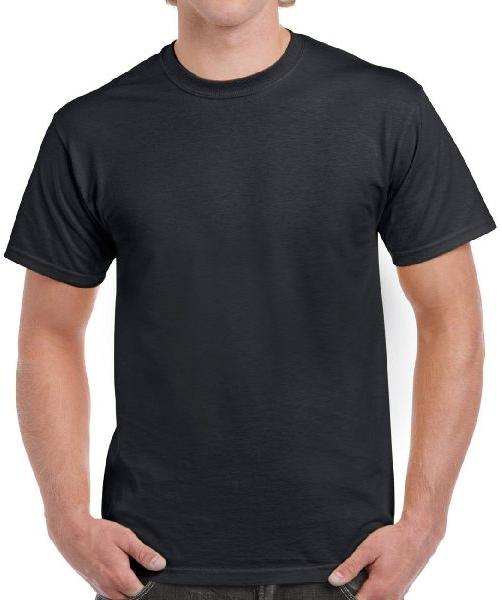 Half Plain Round Neck T-shirts For Men, Size : XL, XXL, XXXL