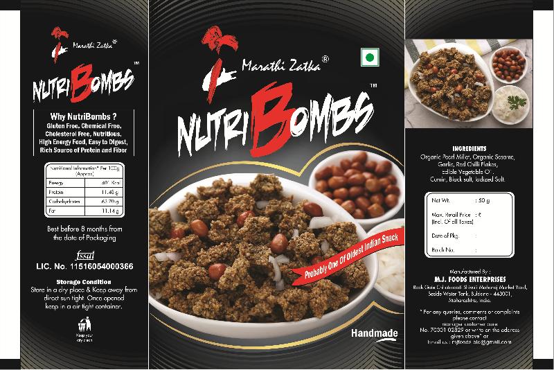 NutriBombs Ready to eat millet based snacks