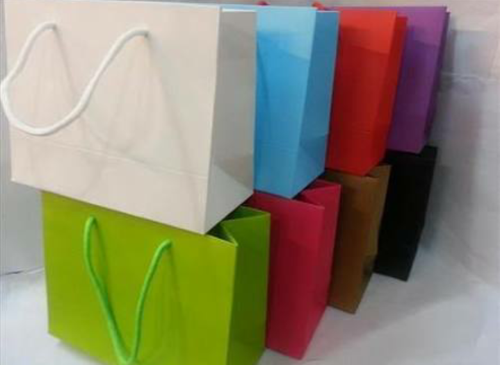 Paper Bags. hdpe laminated paper. 