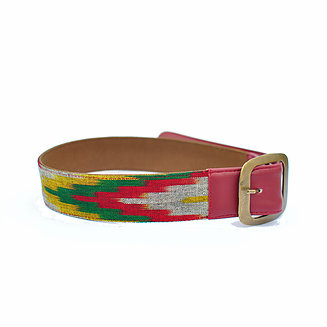 Multicolor Ikat Waist Belt