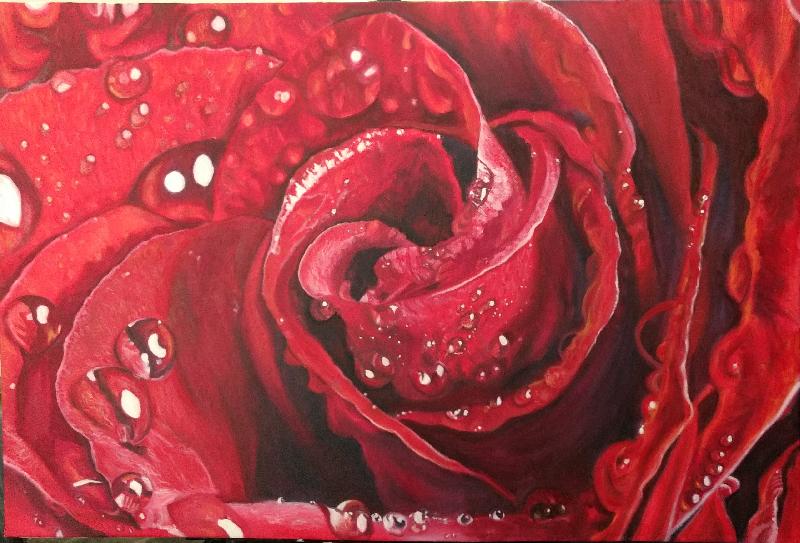 Handmade Painting - Rose