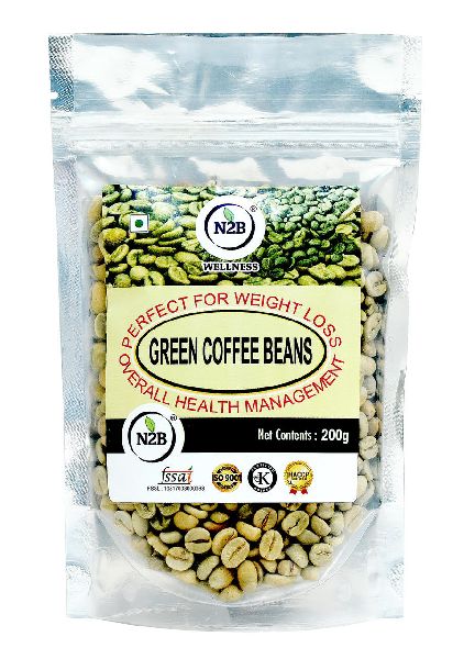 N2B A++ GRADE GREEN COFFEE BEANS 200g