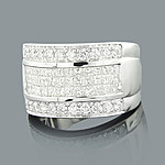 wide wedding bands round princess cut diamond-ring-275ct-14k