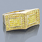 yellow diamond ring 14k-yellow gold diamond ring-203-p-3871