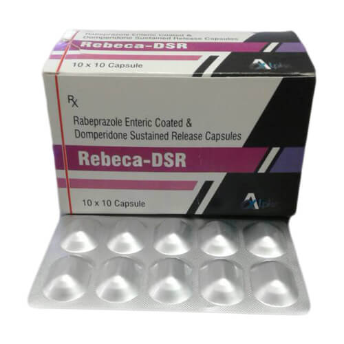 Rabeprazole sodium domperidone capsules