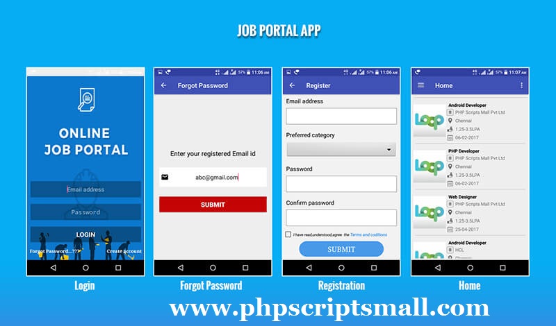 Android Job Portal Application