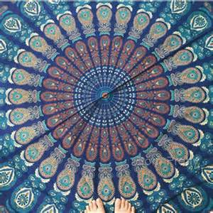 Blue Mandala Wall Hanging Tapestry