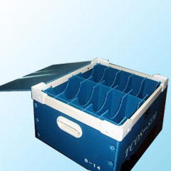 Plastic Corrugated Recyclable Crates, for Storage, Feature : Folding, Light Weight