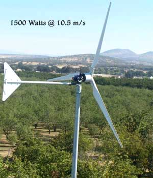 1500 Watt Wind Turbine