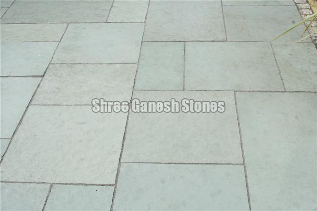 Kota Blue Limestone Paving Stone, Pattern : Natural, Plain At Best ...