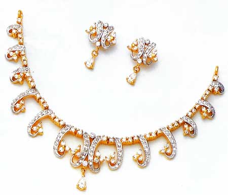 Gold Plated Necklace Set-02