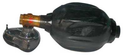 Black Rubber Resuscitator