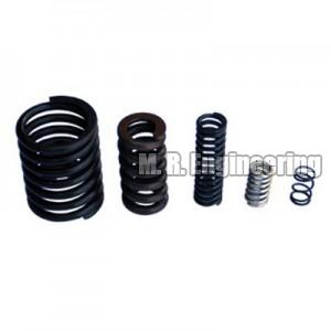 Round Polished Steel Compression Springs, for Industrial Use, Vehicles Use, Color : Black, Grey