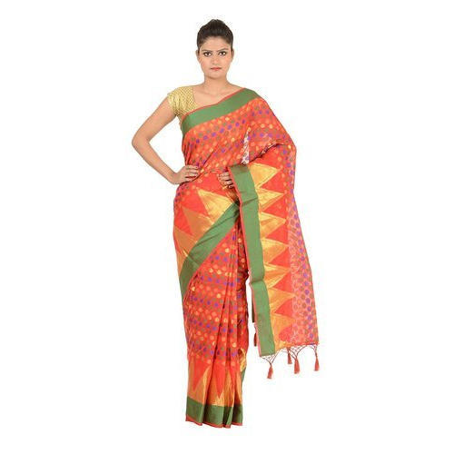 Ladies Cotton Banarasi Sarees