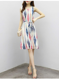 Printed Ladies One Piece Dress, Size : M, XL