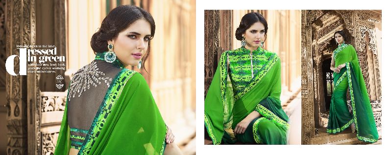 HLS-330 Designer Saree