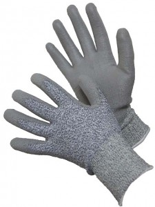 H-POWER SHELL PU PALM COATED GLOVES