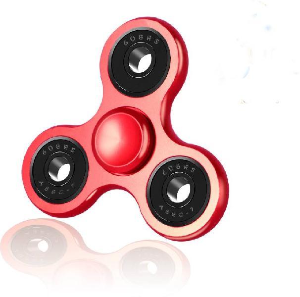 KC Toys Fidget Spinner Black, Size : 7.3 x 7.3 x 0.7cm (L * W * H)