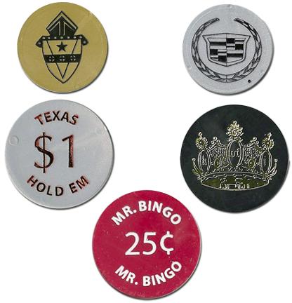 Plastic Game Tokens