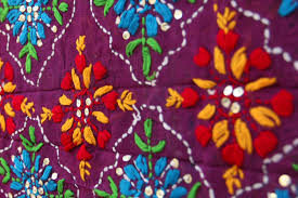 Phulkari Embroidery Fabric
