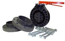 New Butterfly Valve Flange Contractor Kit