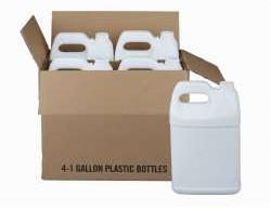 Gallon F-Style HDPE 4 Bottles with Shipping box