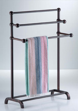 Metal Polished 3 Tier Towel Stand, Style : Antique