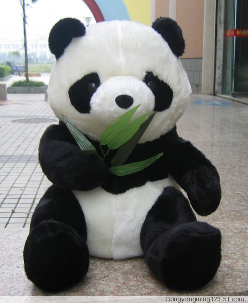 stuffed panda toy