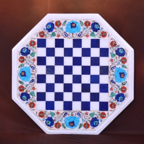 Marble inlay Chess Sets