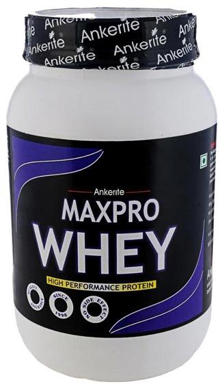Ankerite Maxpro Whey, for Weight Gain, Packaging Type : Plastic Jar