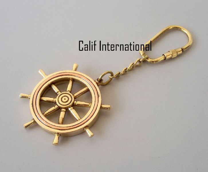 Ship Wheel Keychain