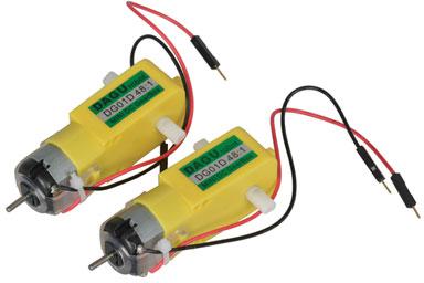 Gear Motor Pair with Leads