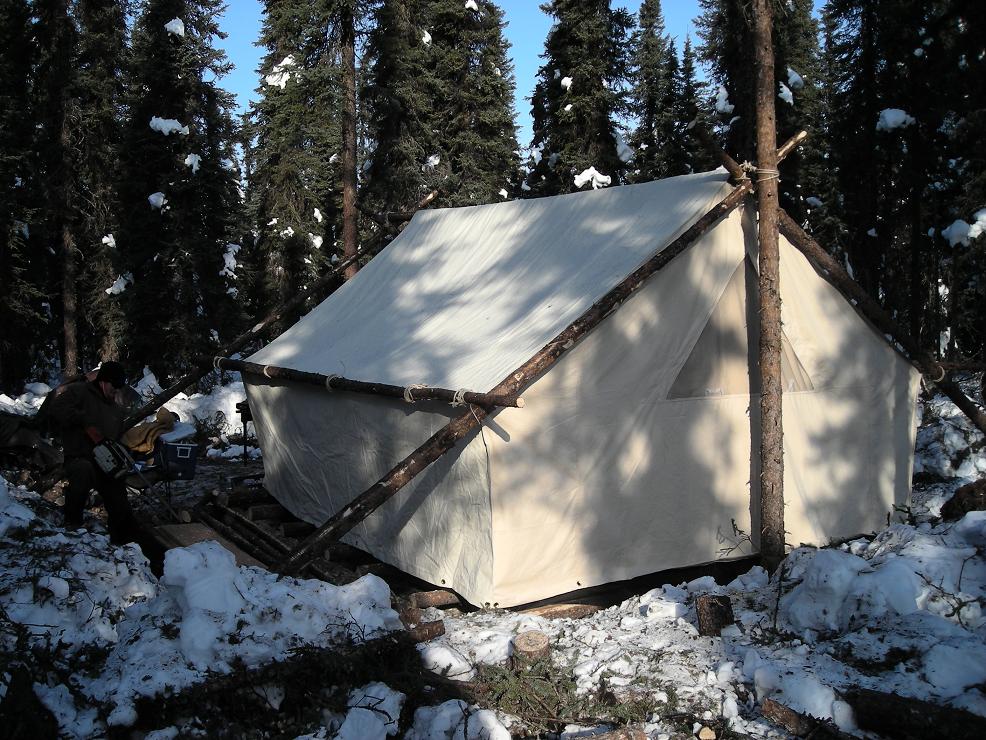 Wall Tent Setup