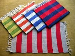 Rectangular Handloom Mat, for Home, Hotel, Office, Feature : Easy To Fold, Easy Washable