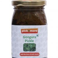 Gongura Pickle With Garlic