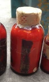 Raw Red Liquid Mercury