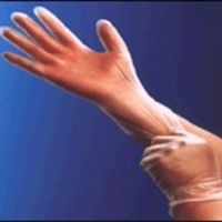 Vinyl Exam Glove, Clear, Powdered Free