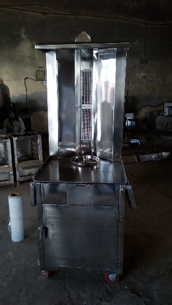 Shawarma Machine Trolley, Voltage : 380 or 220 V