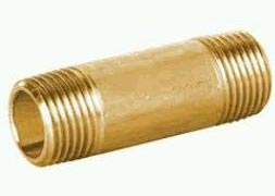 Round Polished Brass Long Nipple, Size : 1/2 inch, 2 inch, 3/4 inch, 3 inch, 1 inch