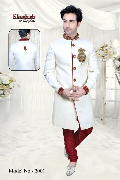 MEN'S DESIGNER INDO WESTERN SHERWANI MODEL NO.2001