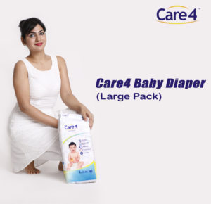 High Quality SAP Material Care4 Baby Diaper, Age Group : 0-5