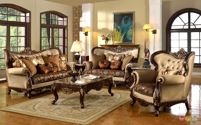 French Style Hand Carved Luxury Sofa