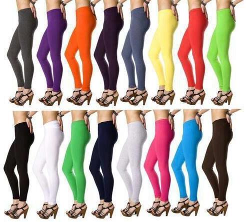 Ladies Plain Leggings