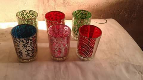 Glasses for candles