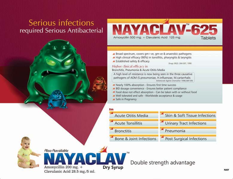 Nayaclav-625 Tablets