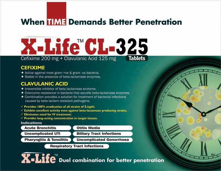 X-life  Cl  Tab  325 Mg
