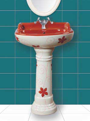 Vitrosa Series Pedestal Wash Basins