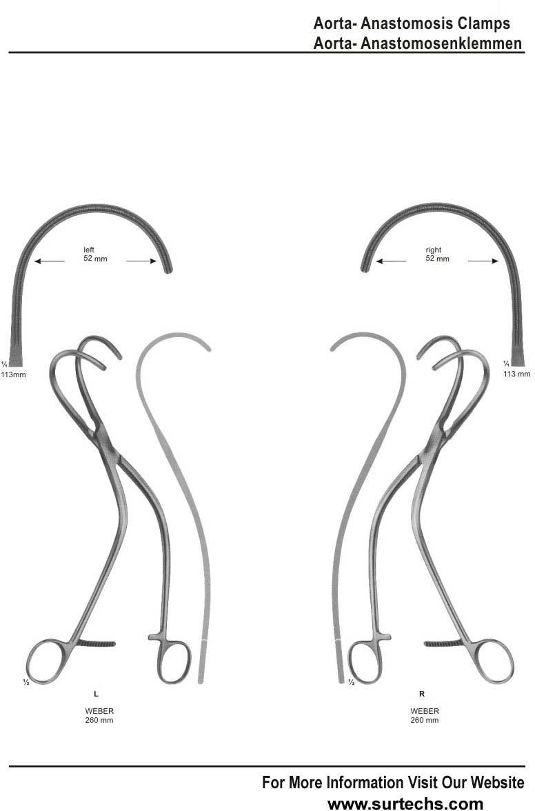 Aorta,anastomosis Clamps