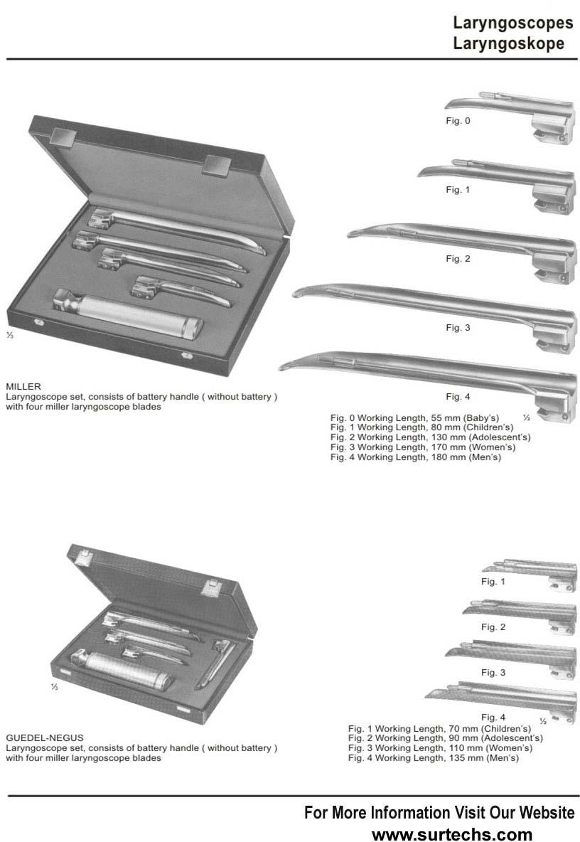 Laryngoscope Set